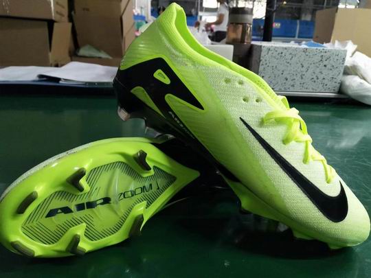 Nike Football Shoes Green Black-62